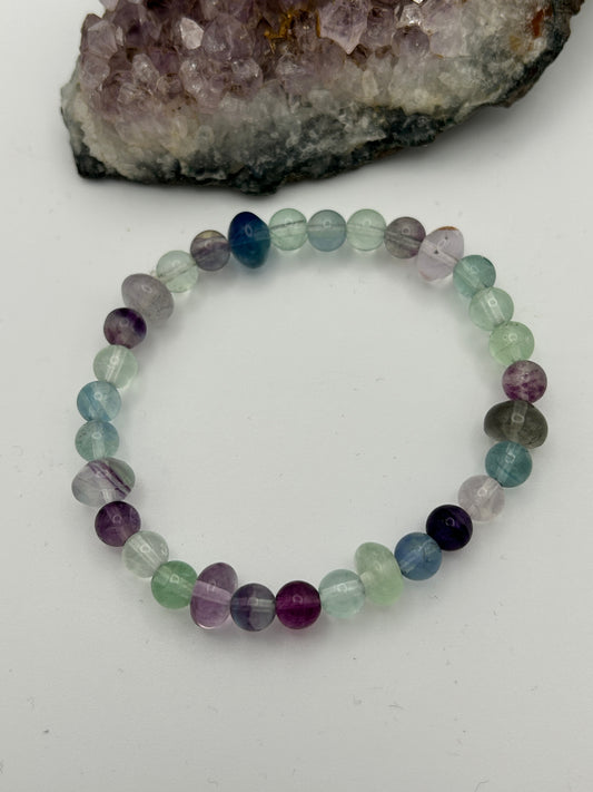 Edelsteinarmband Fluorit