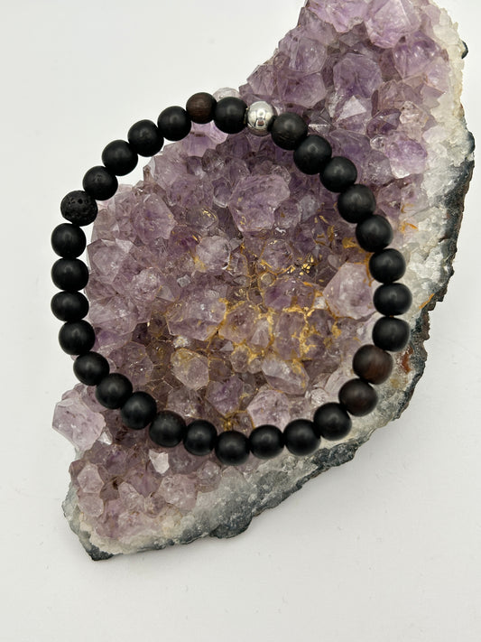 Armband aus Ebenholzperlen