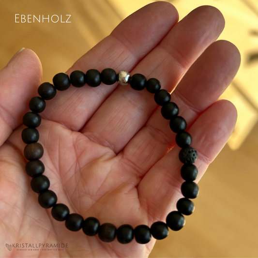 Armband aus Ebenholzperlen