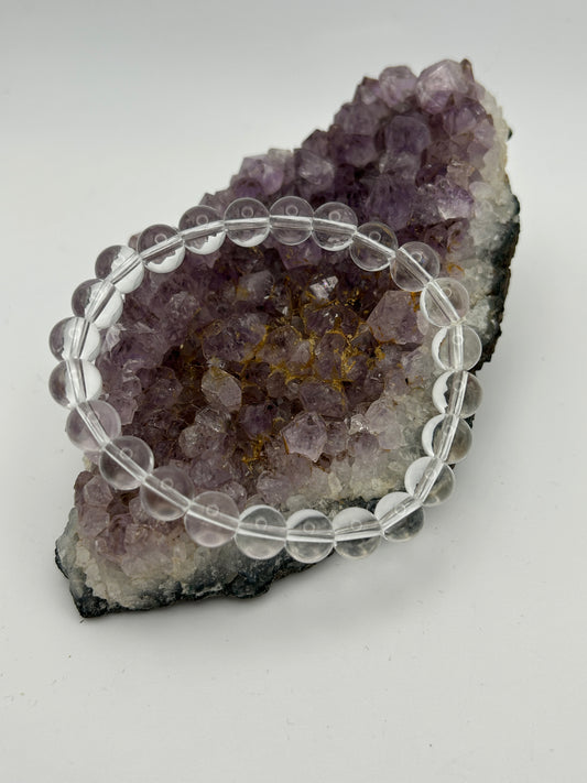 Edelsteinarmband Bergkristall