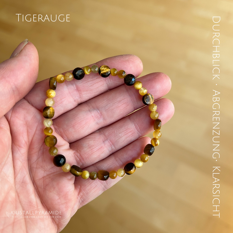 Edelsteinarmband Tigerauge